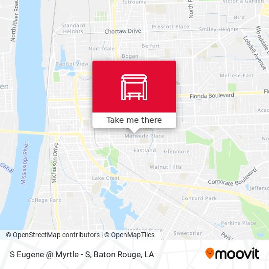 S Eugene @ Myrtle - S map