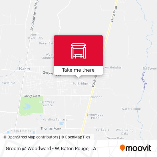 Groom @ Woodward - W map