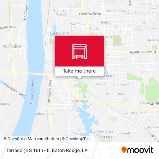 Mapa de Terrace @ S 18th - E