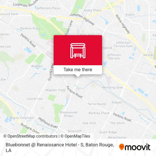 Bluebonnet @ Renaissance Hotel - S map