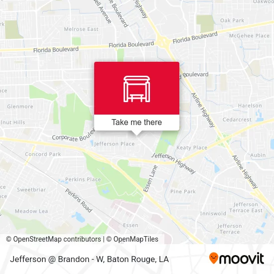 Jefferson @ Brandon - W map