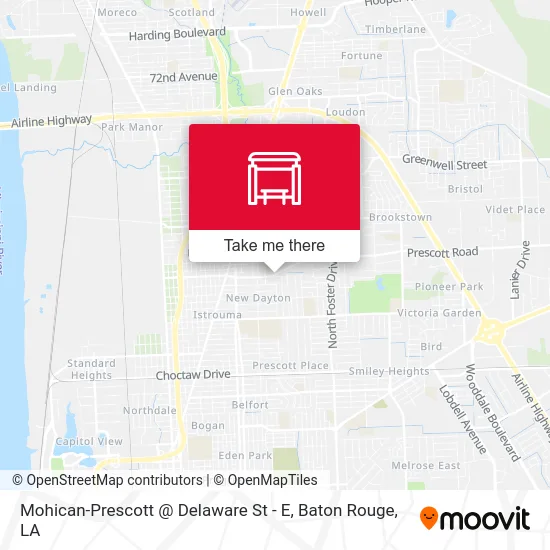 Mohican-Prescott @ Delaware St - E map