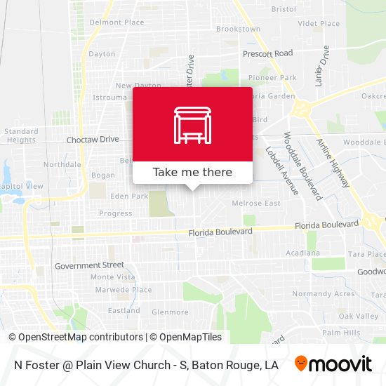 N Foster @ Plain View Church - S map