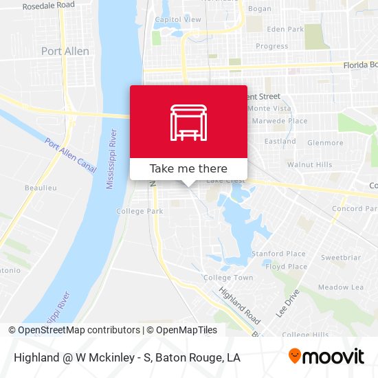 Mapa de Highland @ W Mckinley - S