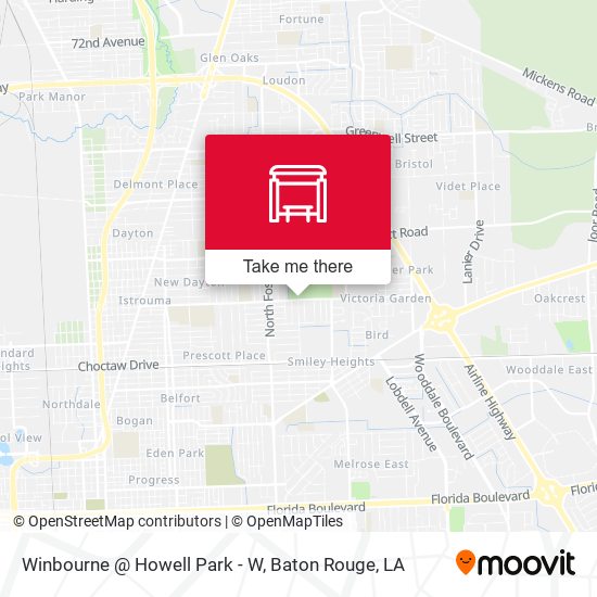 Winbourne @ Howell Park - W map