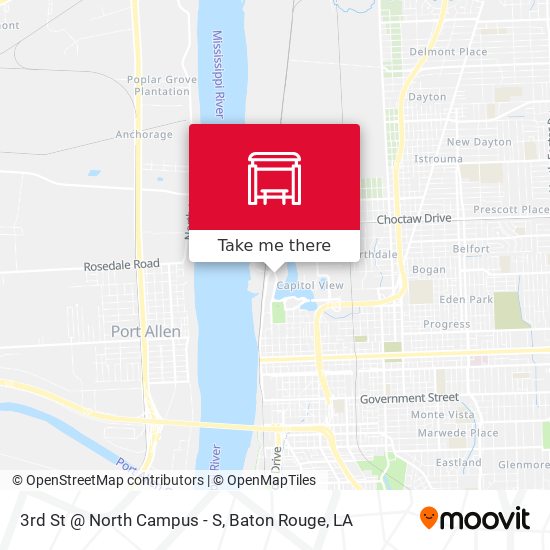 3rd St @ North Campus - S map