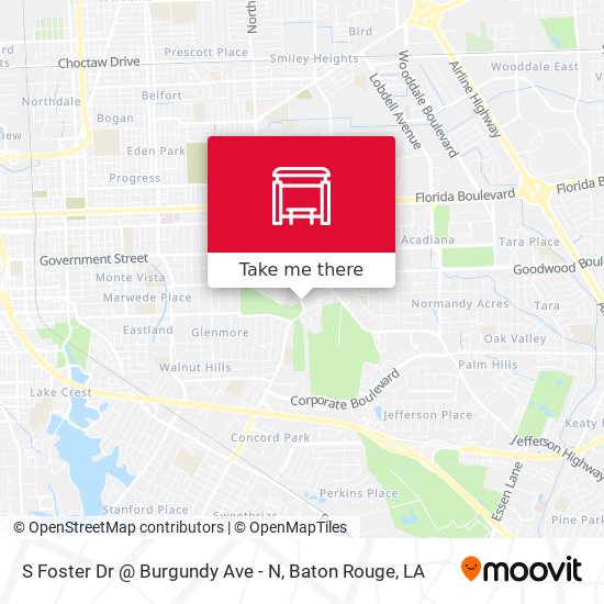Mapa de S Foster Dr @ Burgundy Ave - N