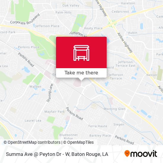 Summa Ave @ Peyton Dr - W map