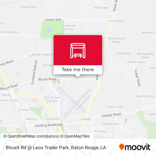 Blount Rd @ Leos Trailer Park map