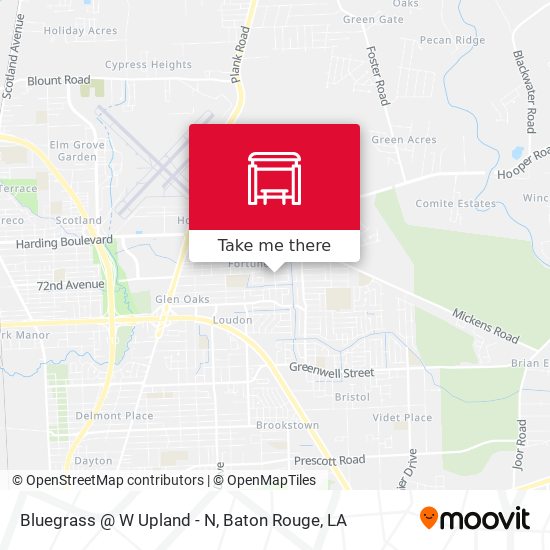 Bluegrass @ W Upland - N map