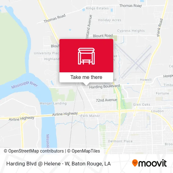 Harding Blvd @ Helene - W map