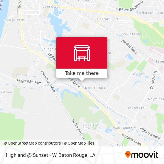 Highland @ Sunset - W map