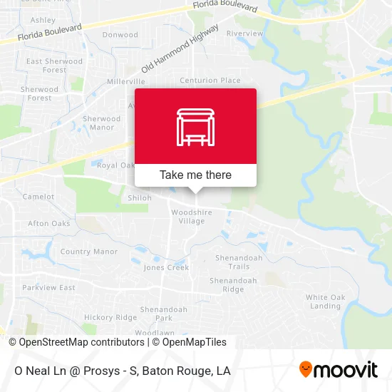 O Neal Ln @ Prosys - S map