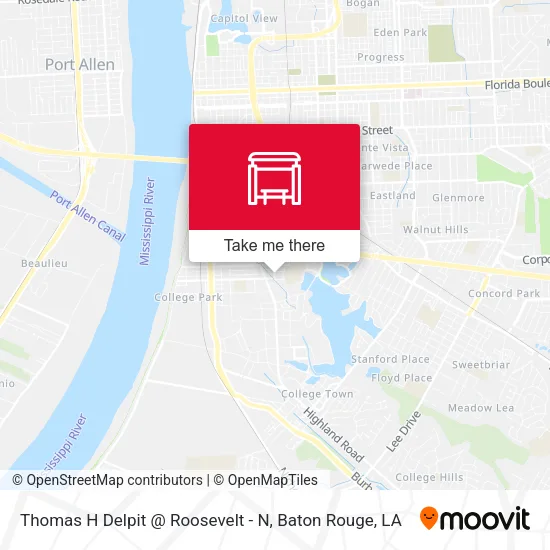 Thomas H Delpit @ Roosevelt - N map