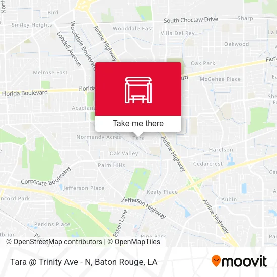 Tara @ Trinity Ave - N map