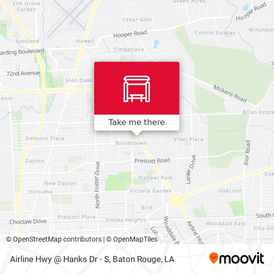 Airline Hwy @ Hanks Dr - S map