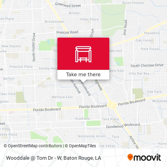 Mapa de Wooddale @ Tom Dr - W