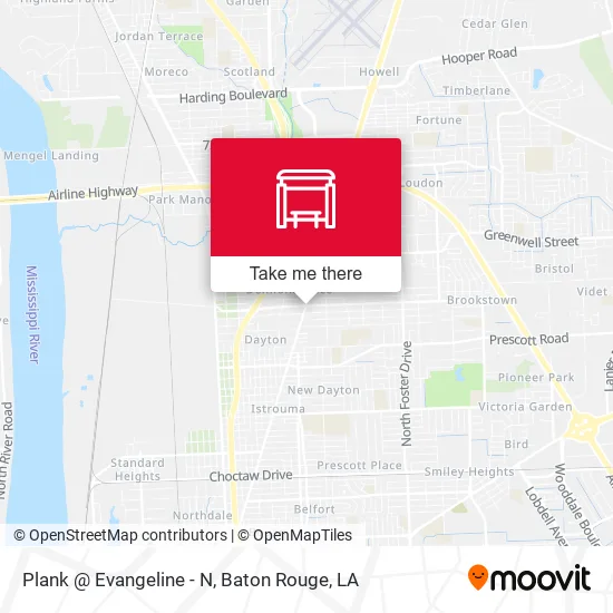 Plank @ Evangeline - N map