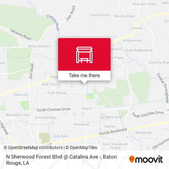 N Sherwood Forest Blvd @ Catalina Ave - map