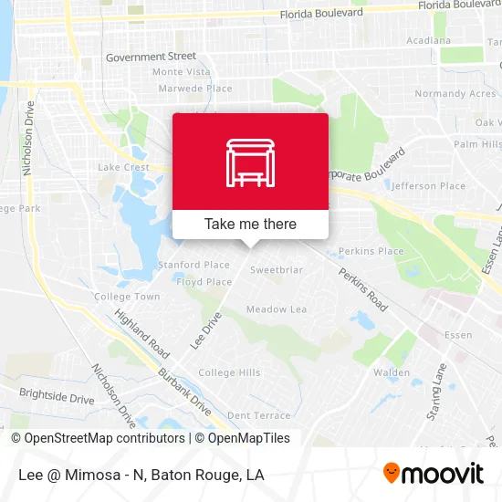 Lee @ Mimosa - N map