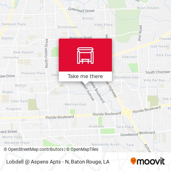 Mapa de Lobdell @ Aspens Apts - N