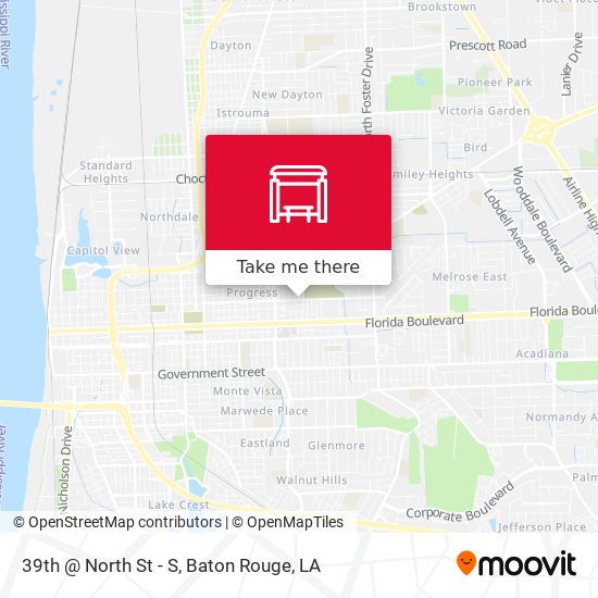 39th @ North St - S map