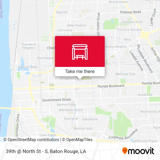 39th @ North St - S map