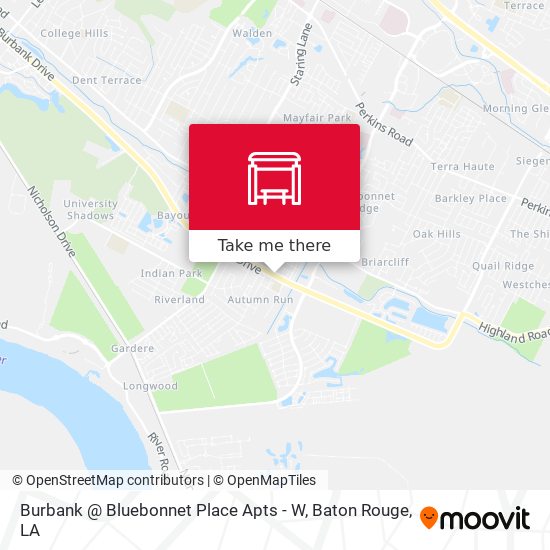 Burbank @ Bluebonnet Place Apts - W map