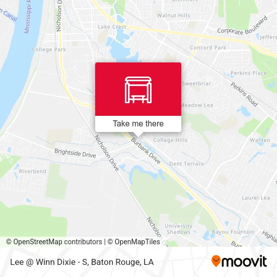 Lee @ Winn Dixie - S map