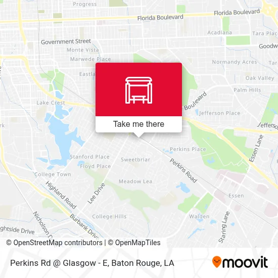 Perkins Rd @ Glasgow - E map