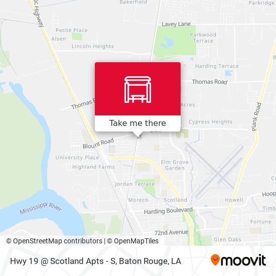 Hwy 19 @ Scotland Apts - S map