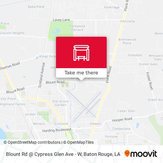 Blount Rd @ Cypress Glen Ave - W map