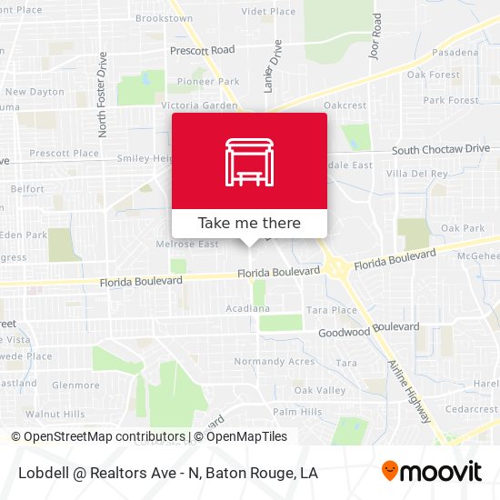 Mapa de Lobdell @ Realtors Ave - N