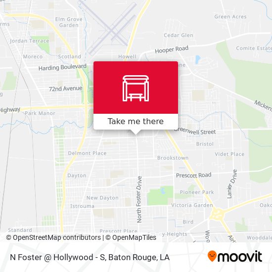 N Foster @ Hollywood - S map