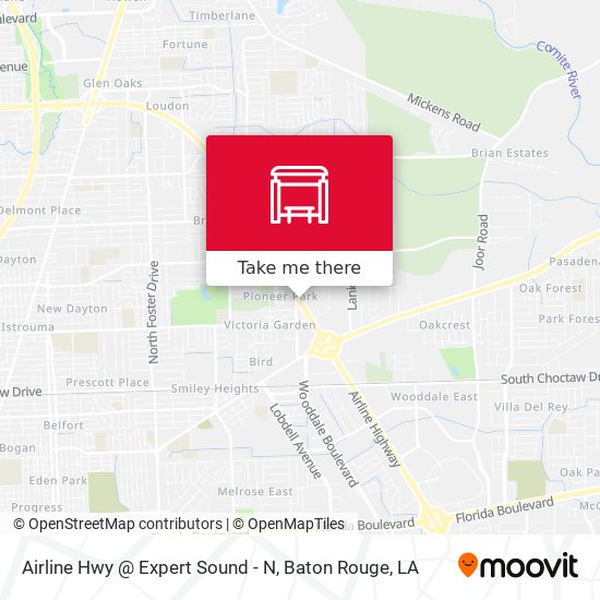 Airline Hwy @ Expert Sound - N map