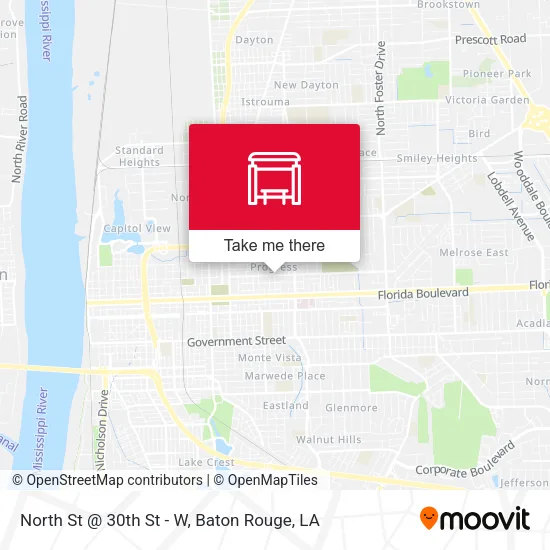 North St @ 30th St - W map