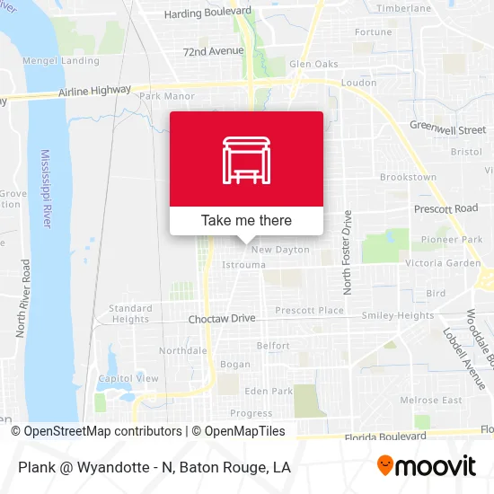 Plank @ Wyandotte - N map