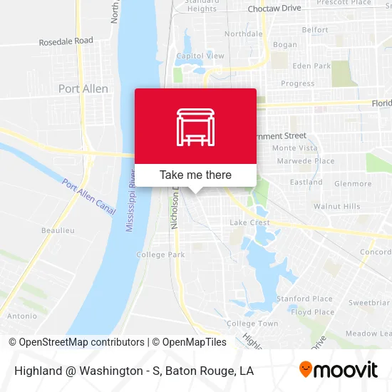 Highland @ Washington - S map