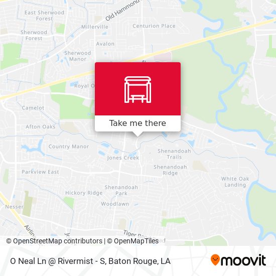 O Neal Ln @ Rivermist - S map