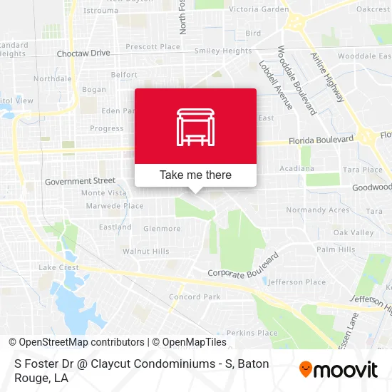 S Foster Dr @ Claycut Condominiums - S map