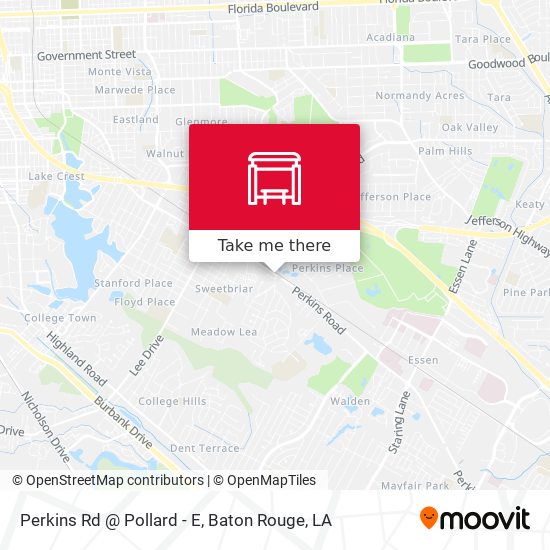 Perkins Rd @ Pollard - E map