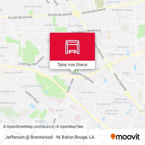 Jefferson @ Brentwood - W map