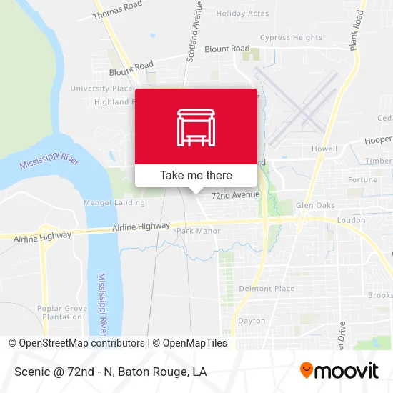 Scenic @ 72nd - N map