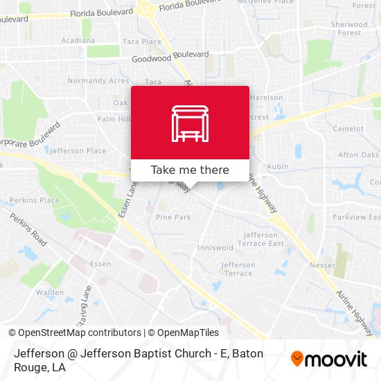 Jefferson @ Jefferson Baptist Church - E map
