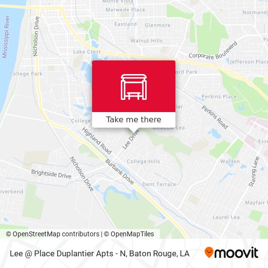 Lee @ Place Duplantier Apts - N map