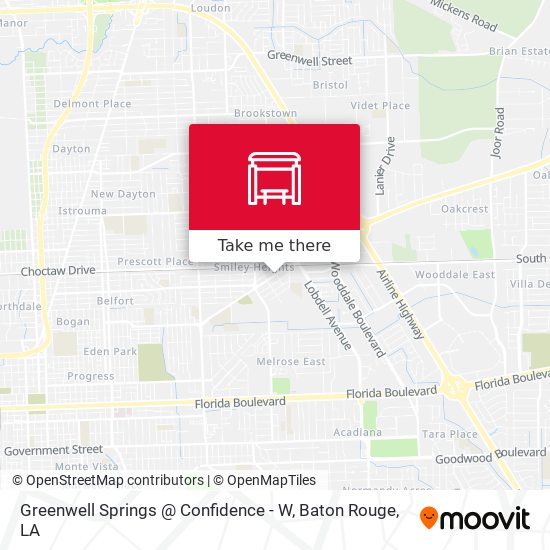 Mapa de Greenwell Springs @ Confidence - W