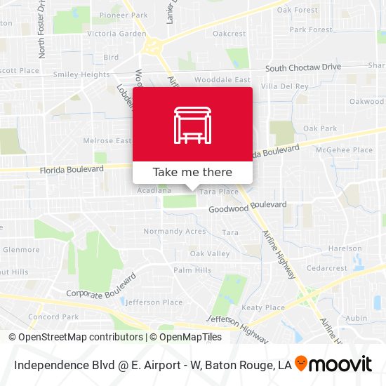 Mapa de Independence Blvd @ E. Airport - W