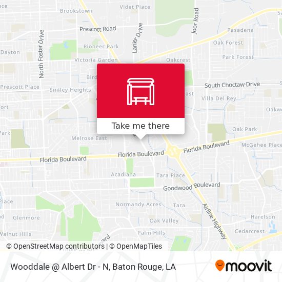 Wooddale @ Albert Dr - N map