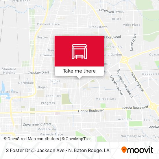 S Foster Dr @ Jackson Ave - N map