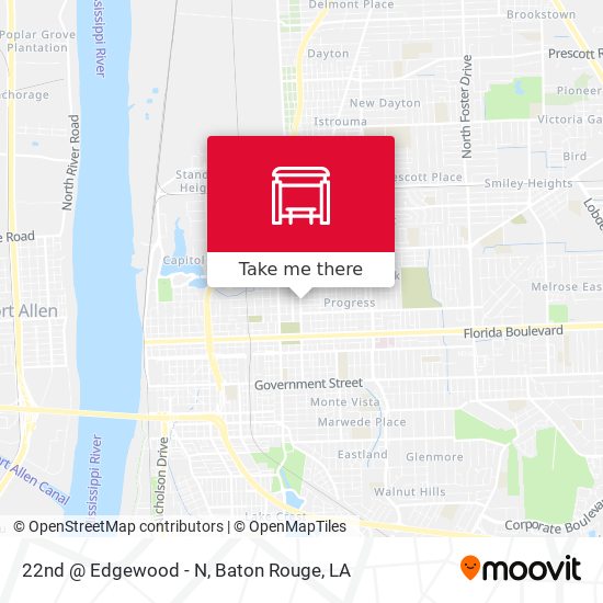 22nd @ Edgewood - N map